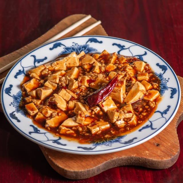 55. Bean curd, Szechuan style.