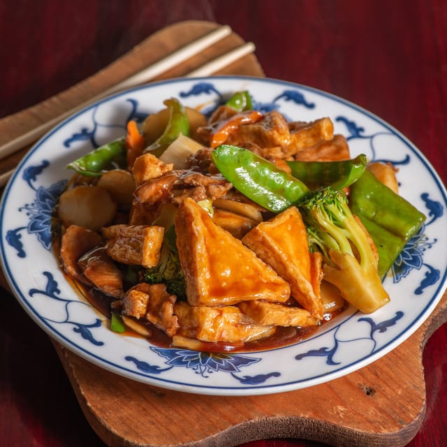 54. Bean curd, family style.