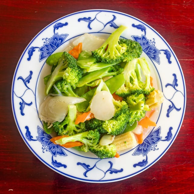 87. Buddha’s delight (assorted vegetables).
