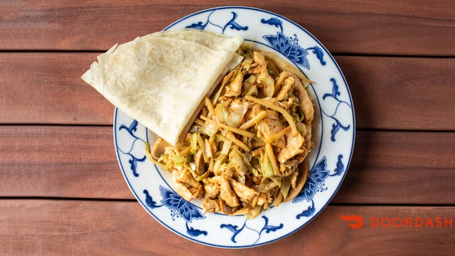 64. Moo shu chicken.