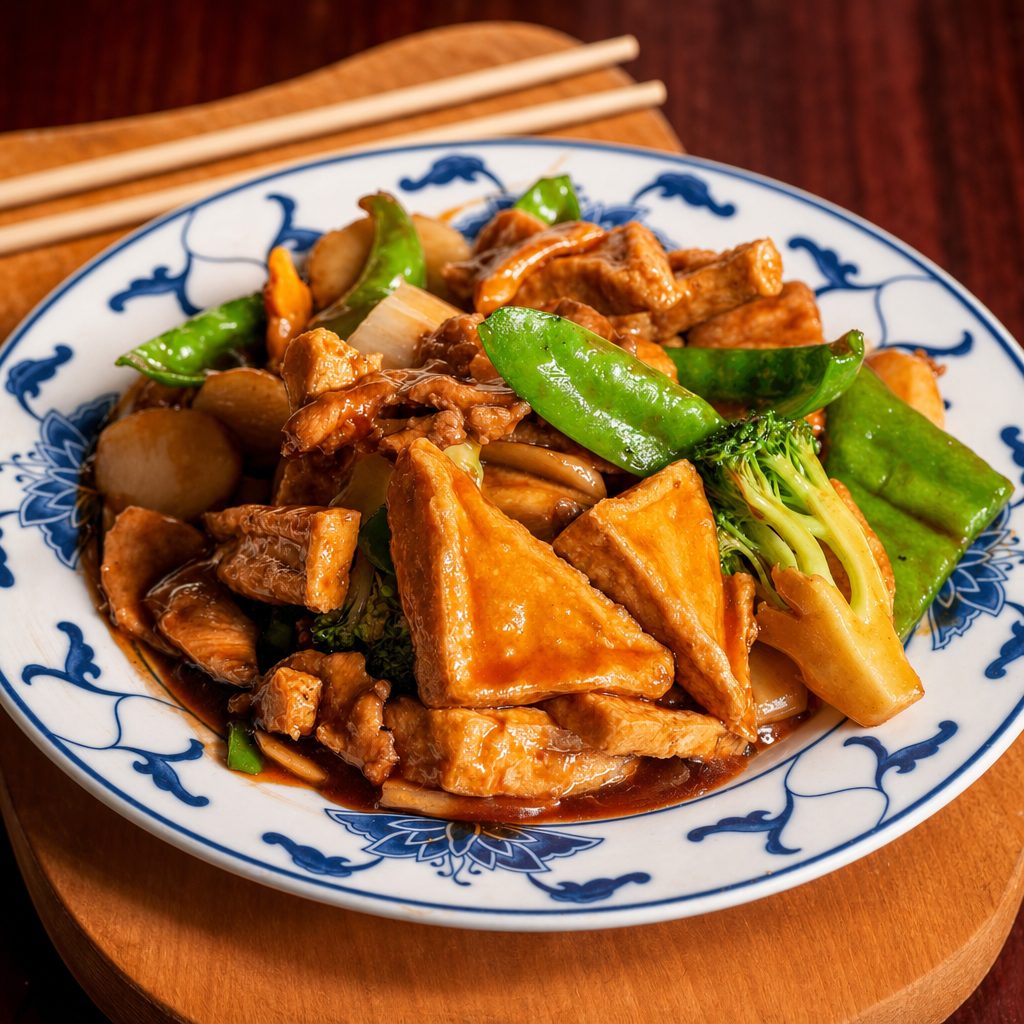 54. Bean curd, family style.