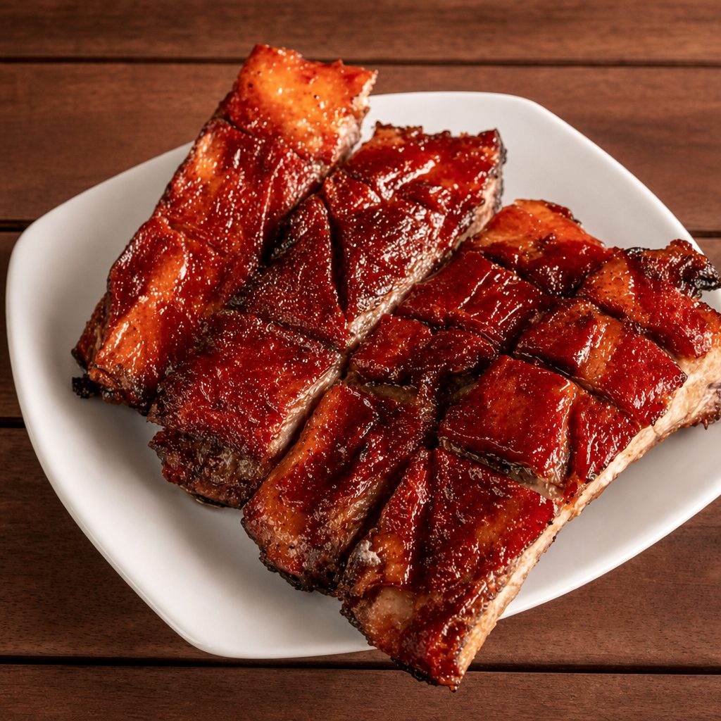 32. Barbecued spare ribs (4).