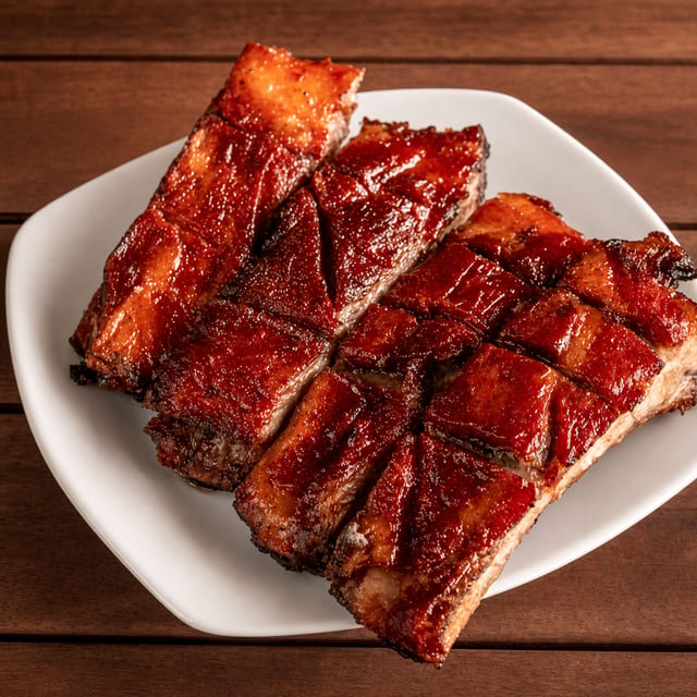 32. Barbecued spare ribs (4).