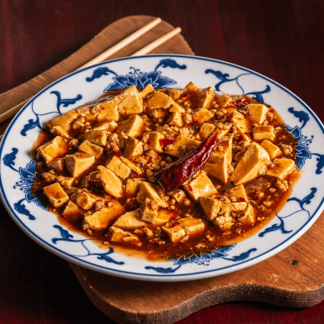 55. Bean curd, Szechuan style.
