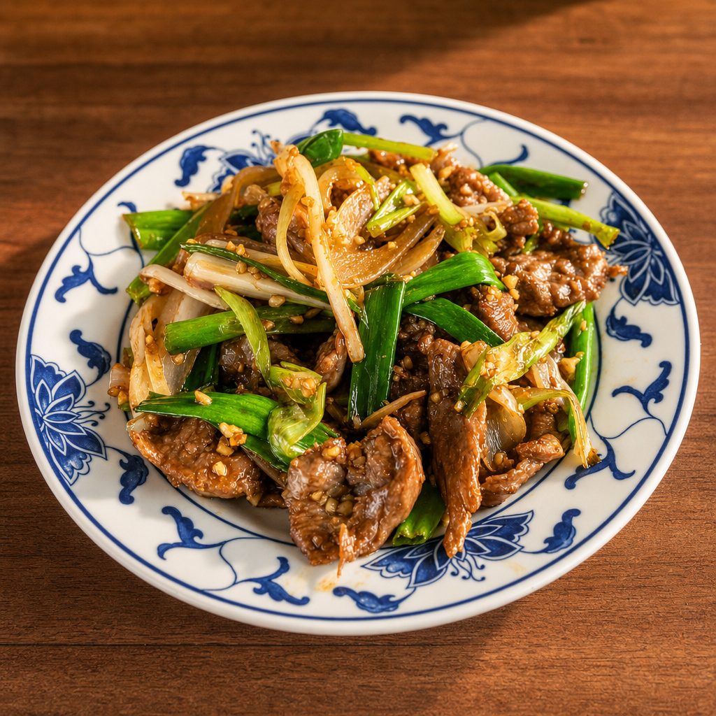 S-22. Mongolian beef.