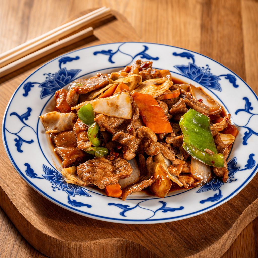 50. Double sautéed pork.