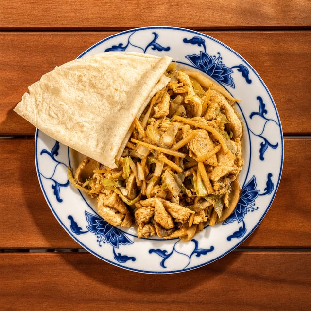 64. Moo shu chicken.