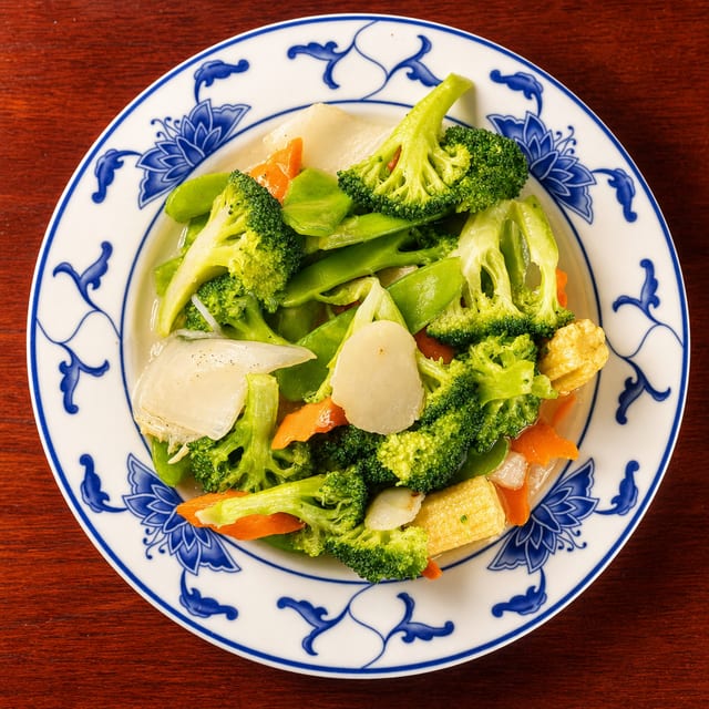 87. Buddha’s delight (assorted vegetables).