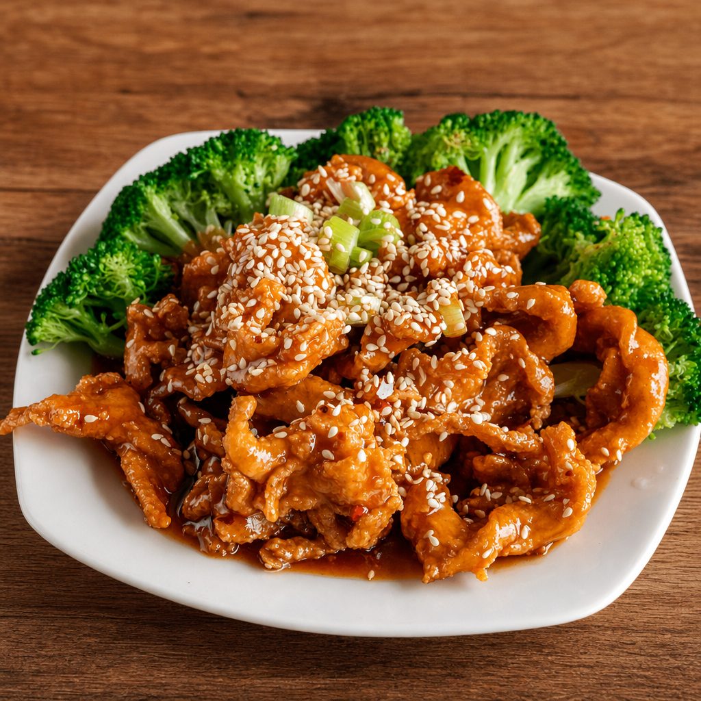 S-21. Sesame chicken.