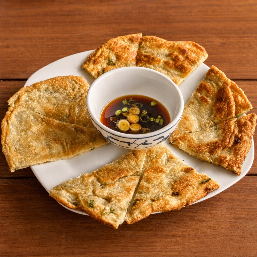33. Scallion pancake.