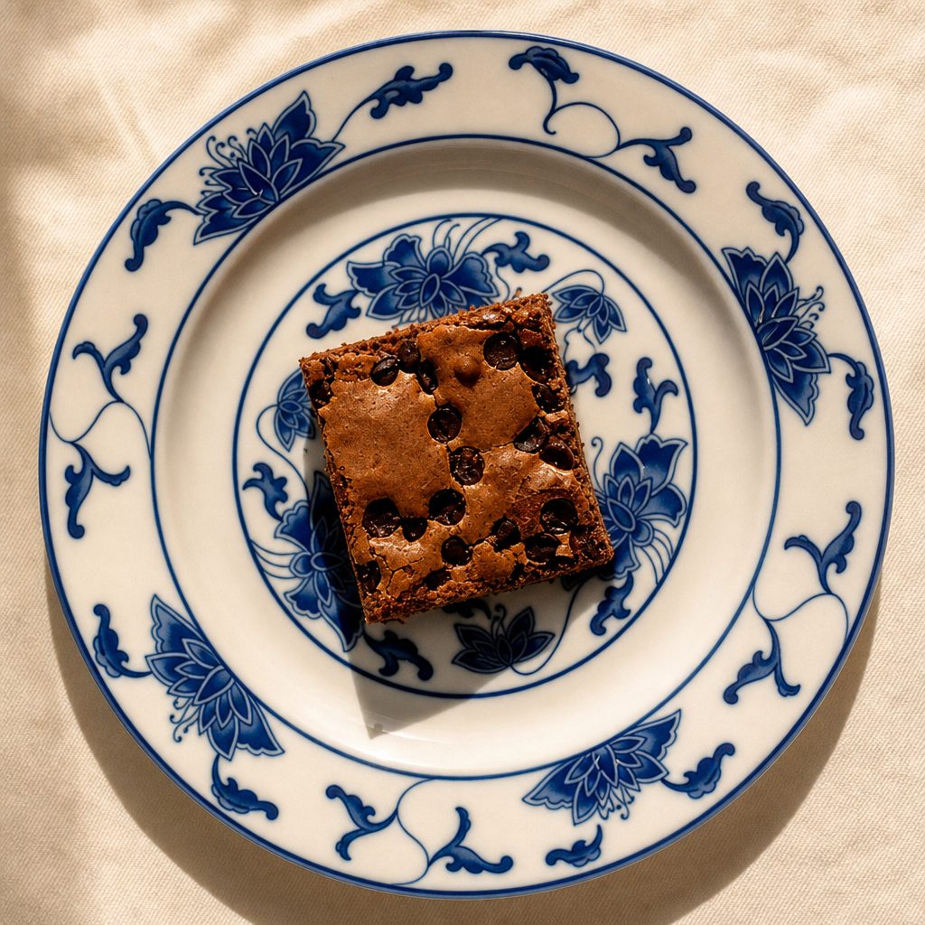 Chocolate chip brownie.