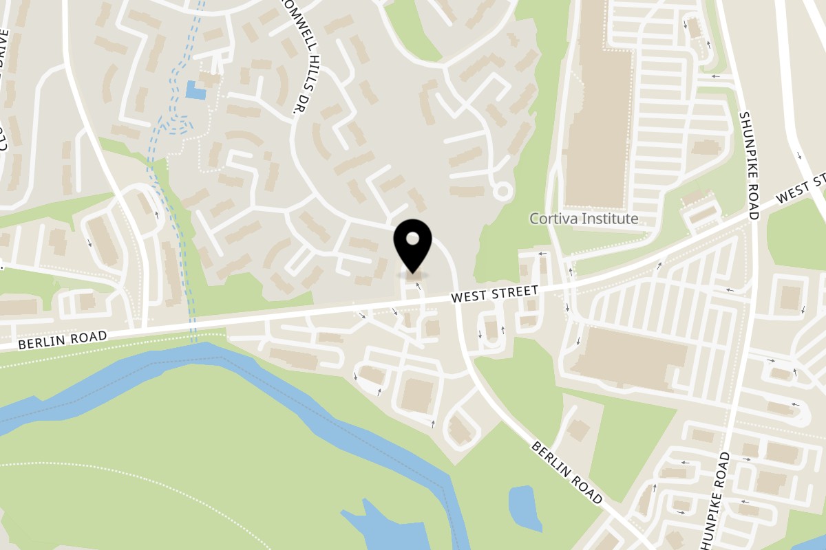 Map showing the location of Wang Chinese Restaurant on 30 Berlin Rd in Cromwell